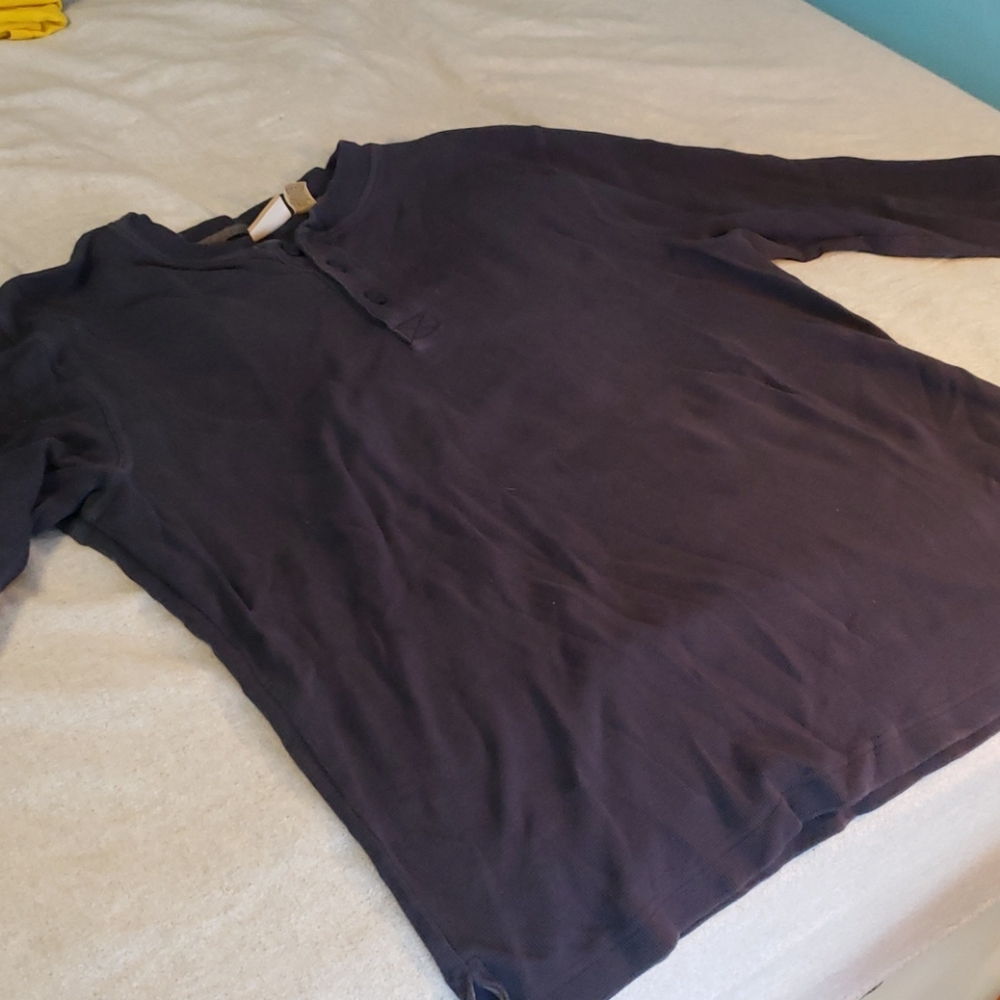Men's Unshrinkable long sleeve tee shirt